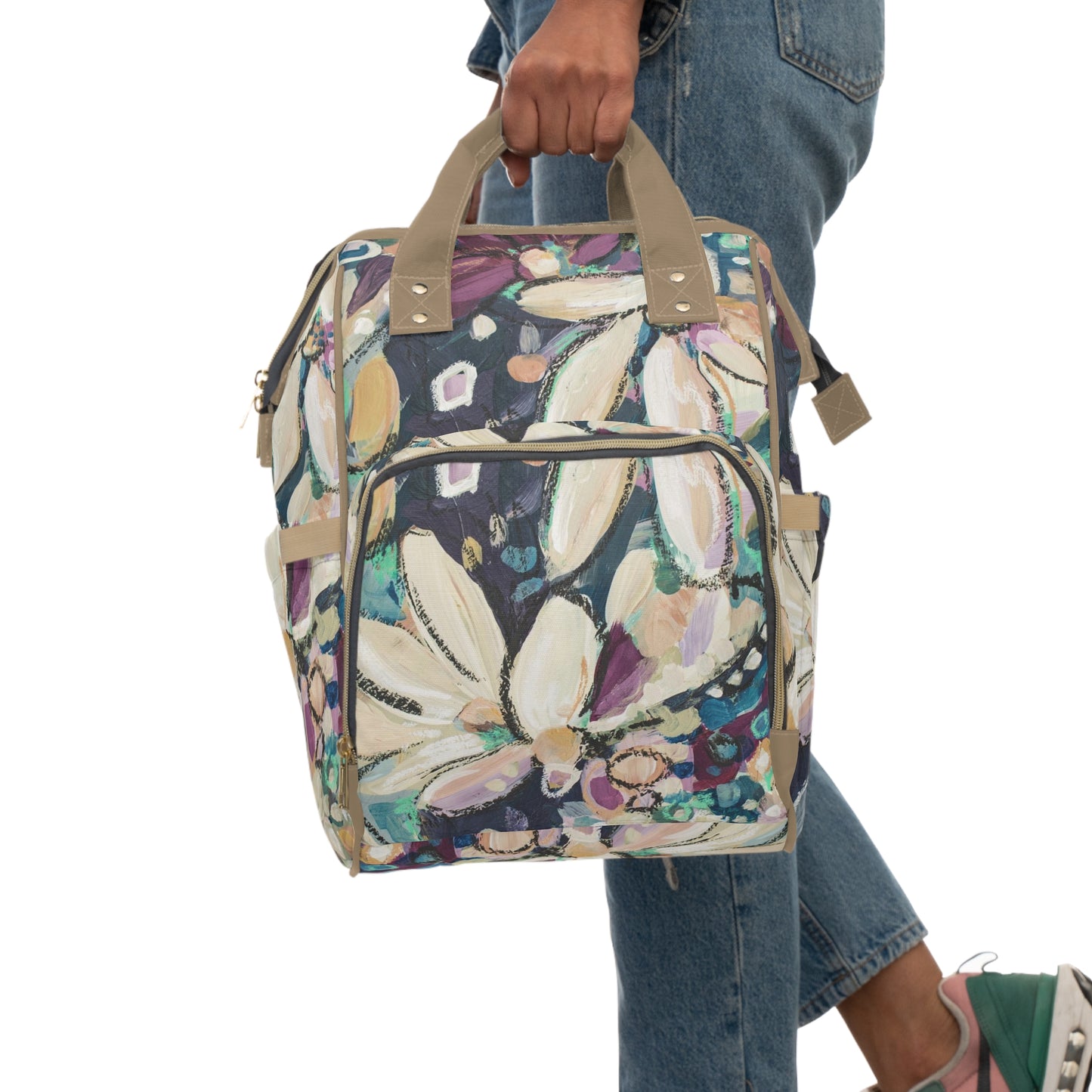 Flower Fix, Multifunctional Diaper Backpack