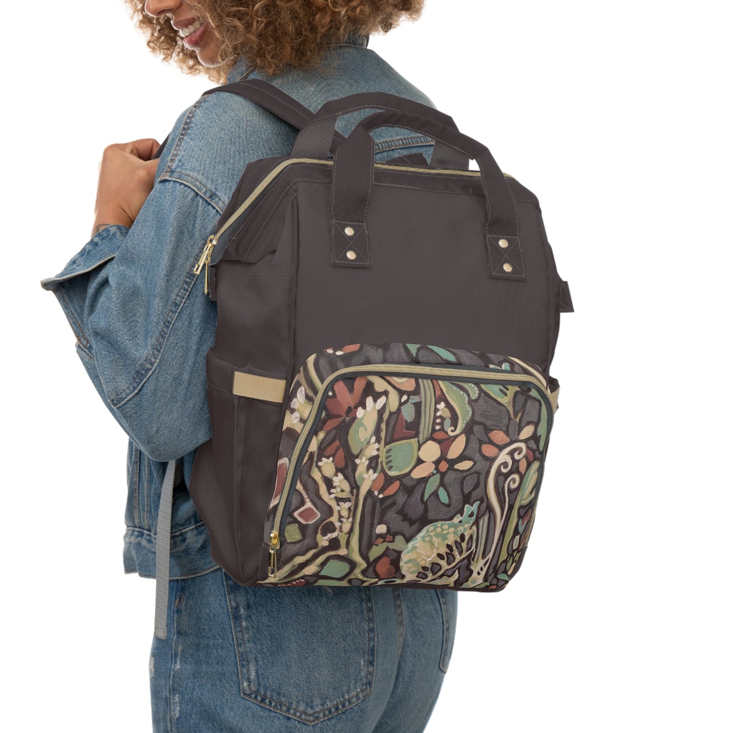 Wild Floret Simple, Multifunctional Diaper Backpack