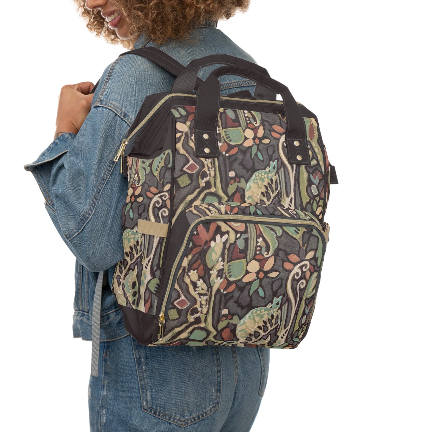 Wild Floret, Multifunctional Diaper Backpack