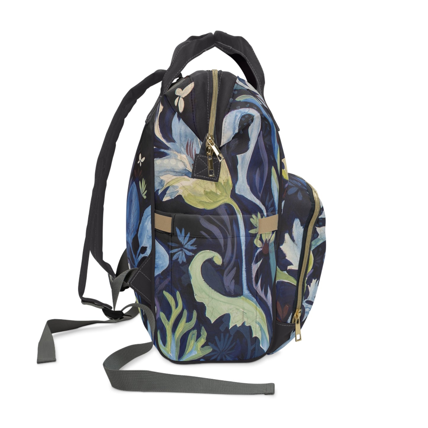 Blue Nightfall, Multifunctional Diaper Backpack