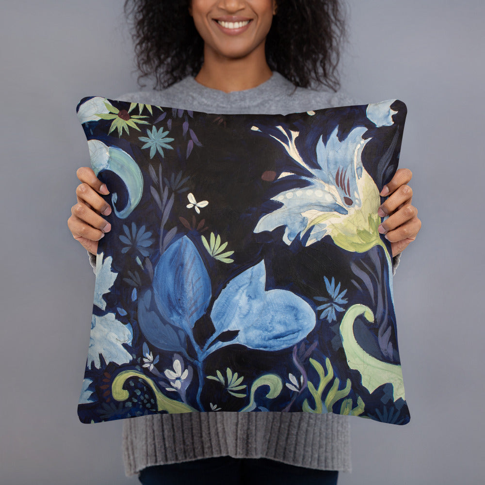 Blue Nightfall 3 Basic Pillow