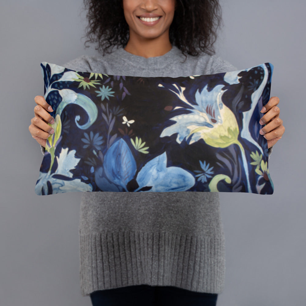 Blue Nightfall 3 Basic Pillow