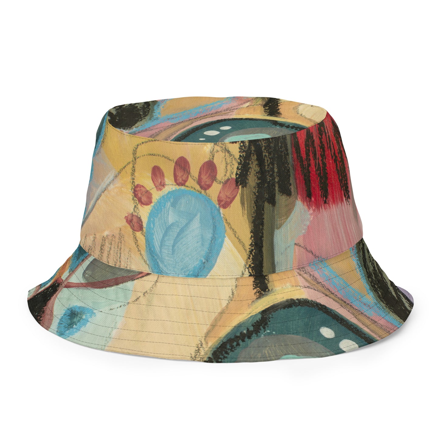 Red Dog/Late July Reversible bucket hat