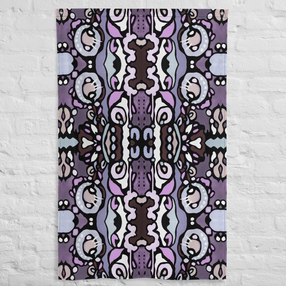 Z-Street, Purple Tapestry Flag