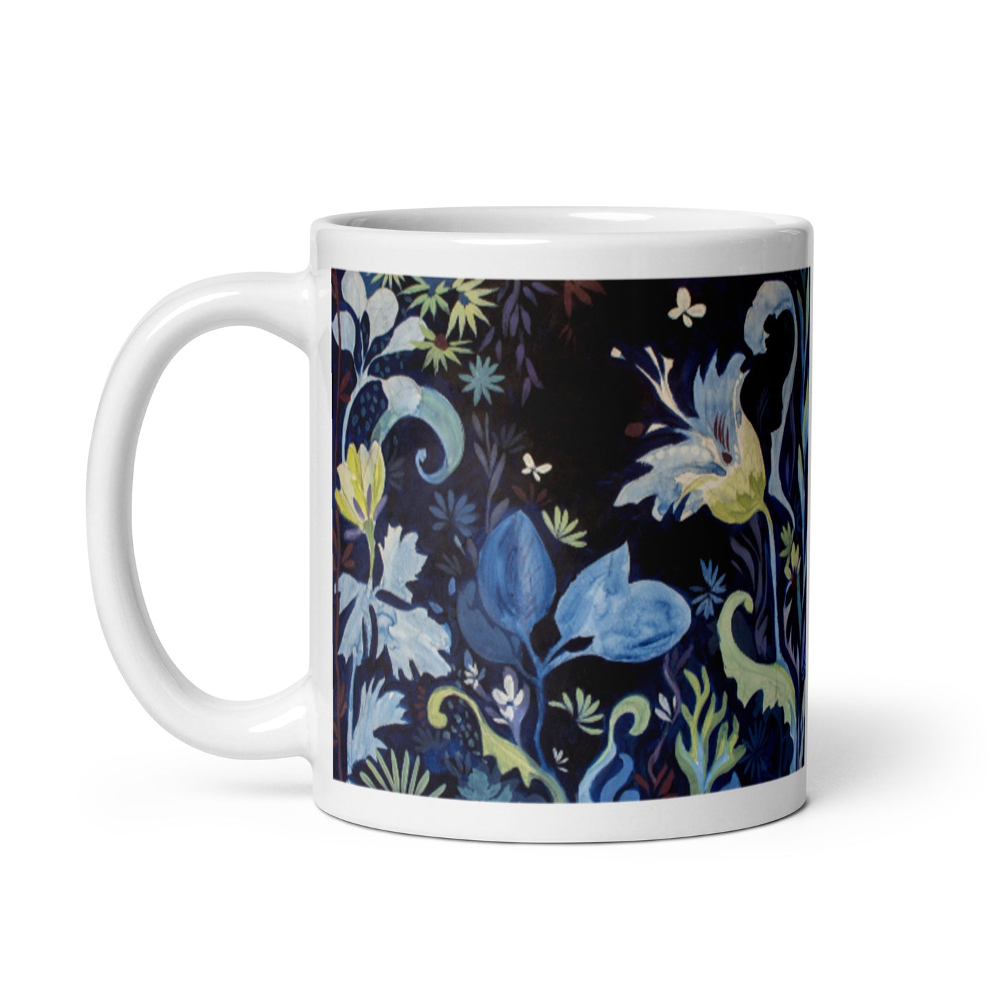 Blue Nightfall 3 glossy mug