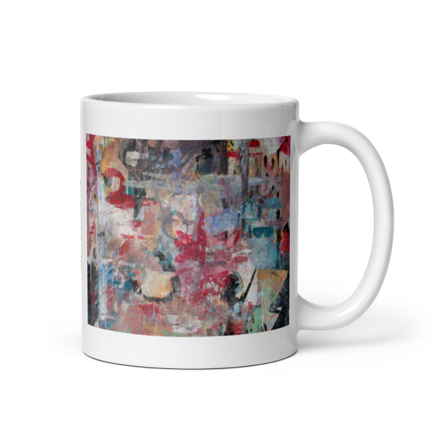 Rag Time, White glossy mug