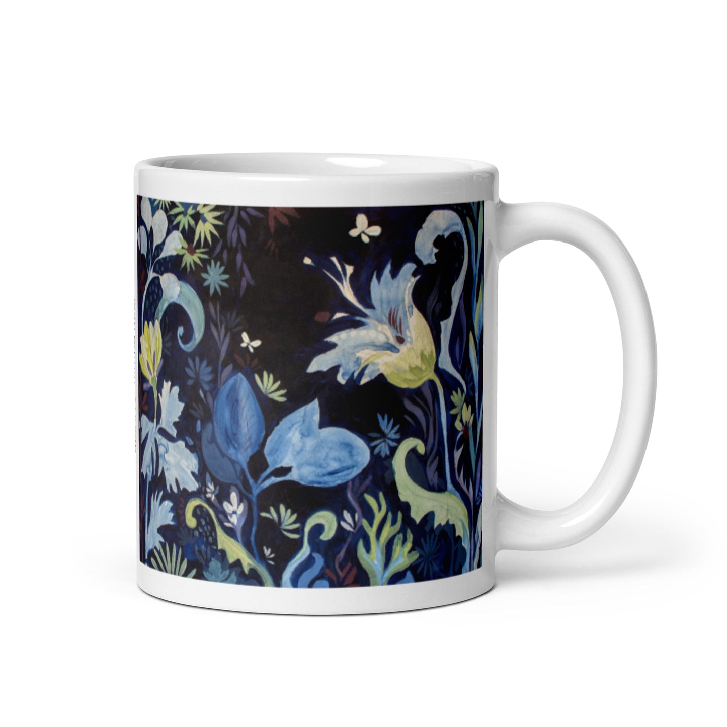 Blue Nightfall 3 glossy mug