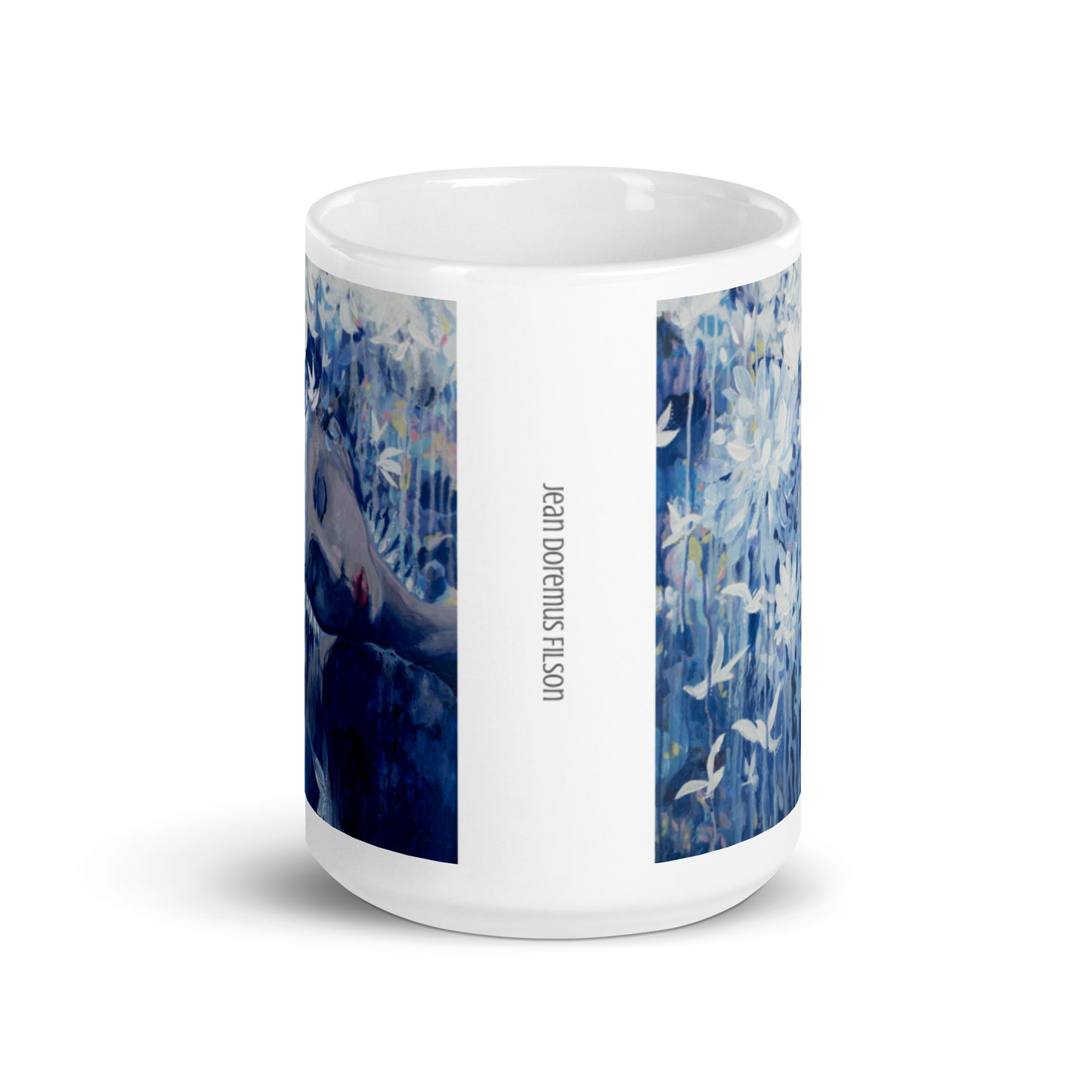 For Mama, White glossy mug