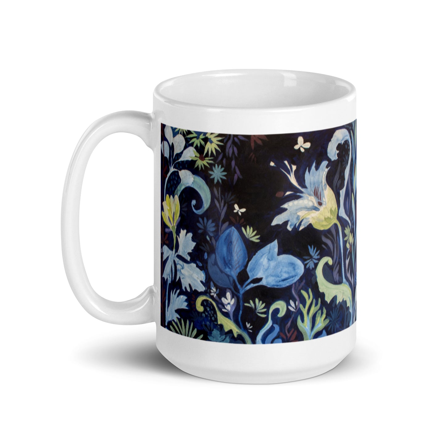 Blue Nightfall 3 glossy mug